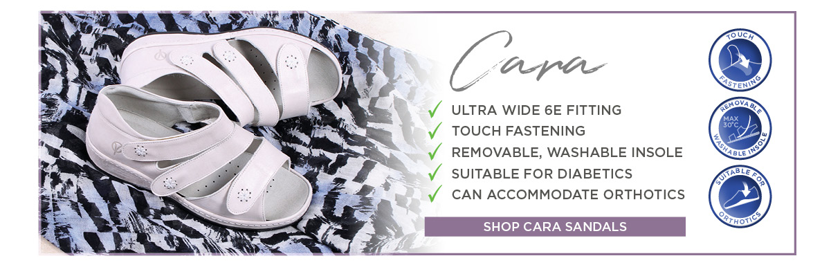 Cara Ladies Ultra Wide Sandals