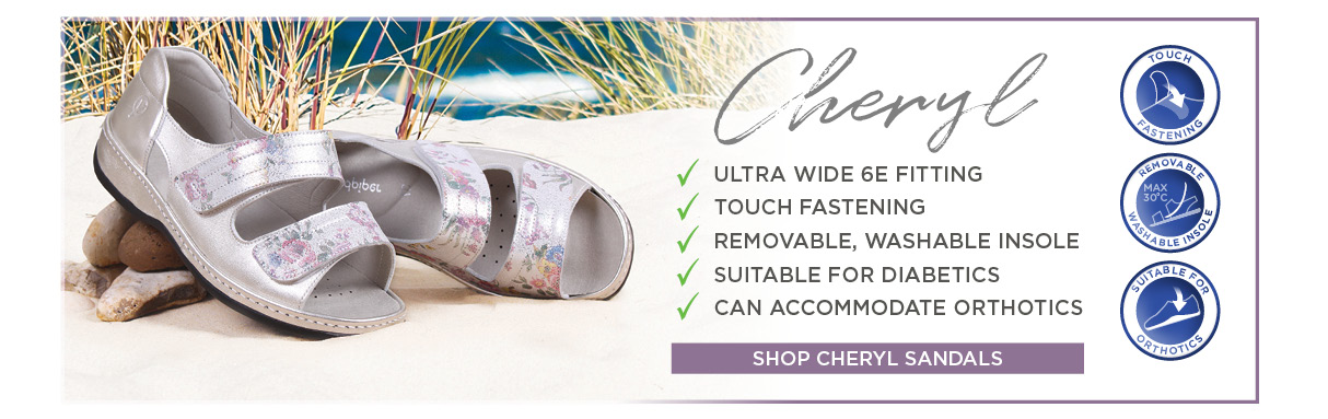 Cheryl Ladies Ultra Wide Sandal